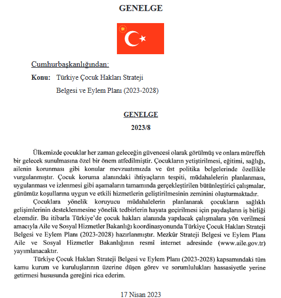 Cumhurbaskani Erdogandan Turkiye Cocuk Haklari genelgesi - Marmara Bölge: Balıkesir Son Dakika Haberleri ile Hava Durumu