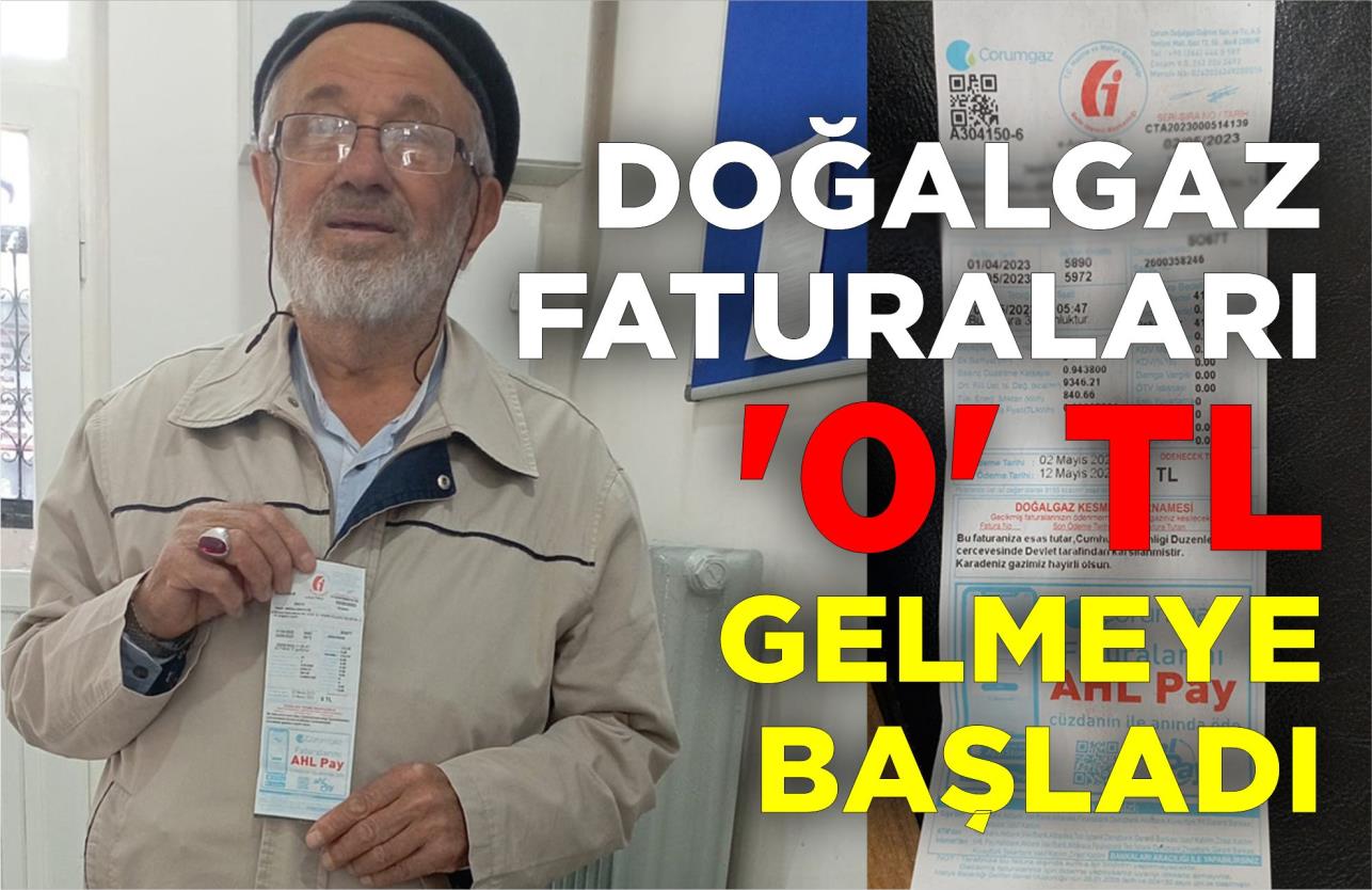 Çorumgaz firması tarafından doğalgaz