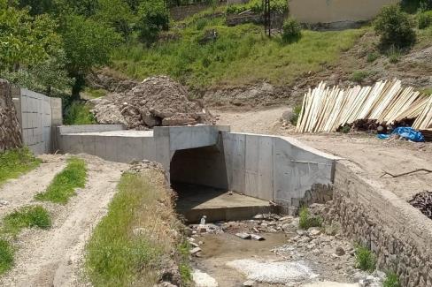 Darende köprü çalışmaları başladı