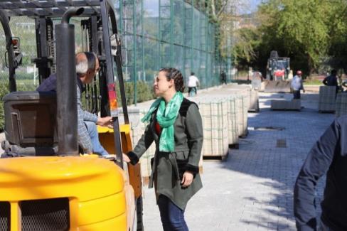 Efes Selçuk’ta yollar yenileniyor