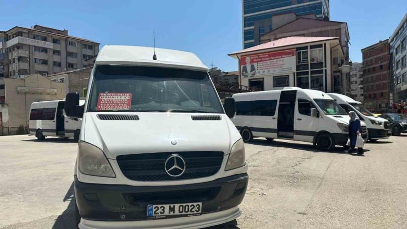 Elazığ’da şehir içi minibüs