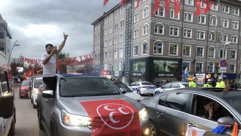 Erzurum’da Erdoğan sevinci