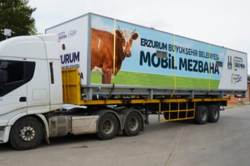 Erzurum’dan Adıyaman’a mobil mezbaha