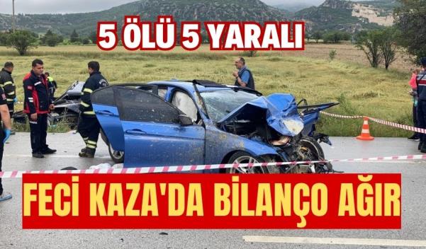 FECİ KAZA'DA BİLANÇO AĞIR