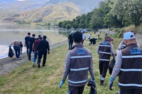 Fırat Edaş'tan 'Göl Temiz Dünya Temiz' mesajı