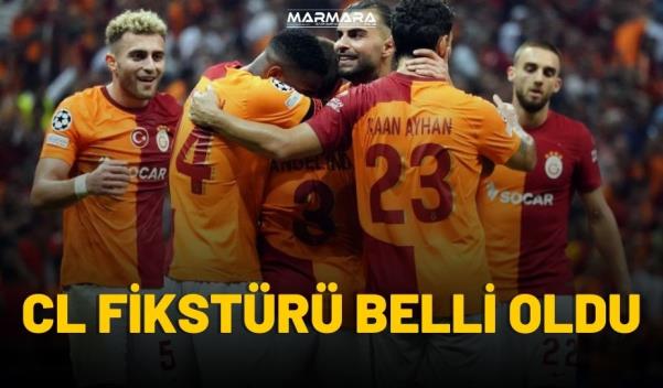 GALATASARAY'IN ŞAMPİYONLAR LİGİ FİKSTÜRÜ BELLİ OLDU