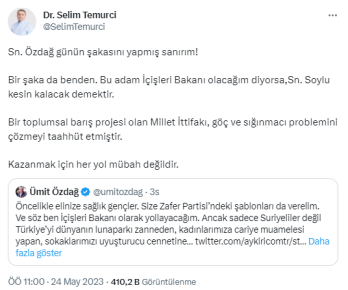 GELECEK’TEN ÖZDAĞ’A ‘İÇİŞLERİ’ TEPKİSİ!