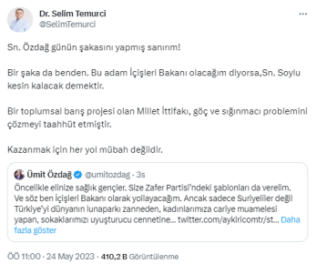 GELECEK'TEN ÖZDAĞ'A 'İÇİŞLERİ' TEPKİSİ! GELECEKTEN OZDAGA ICISLERI TEPKISI - Marmara Bölge Gazetesi