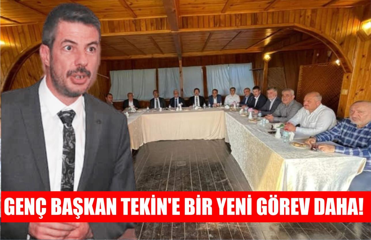 GENÇ BAŞKAN TEKİN’E BİR YENİ GÖREV DAHA!