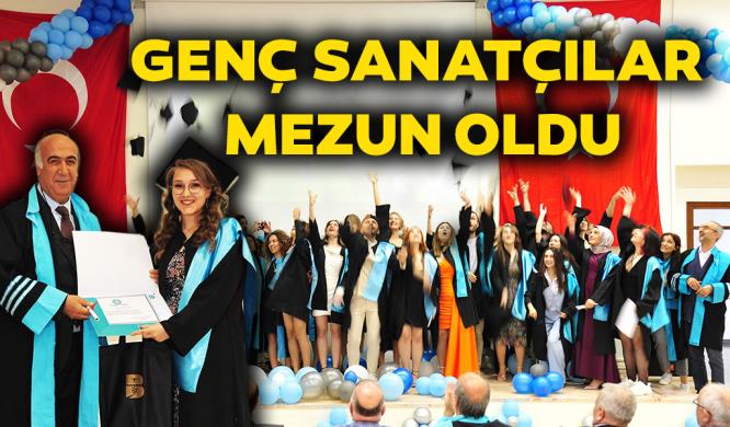 GENÇ SANATÇILAR MEZUN OLDU