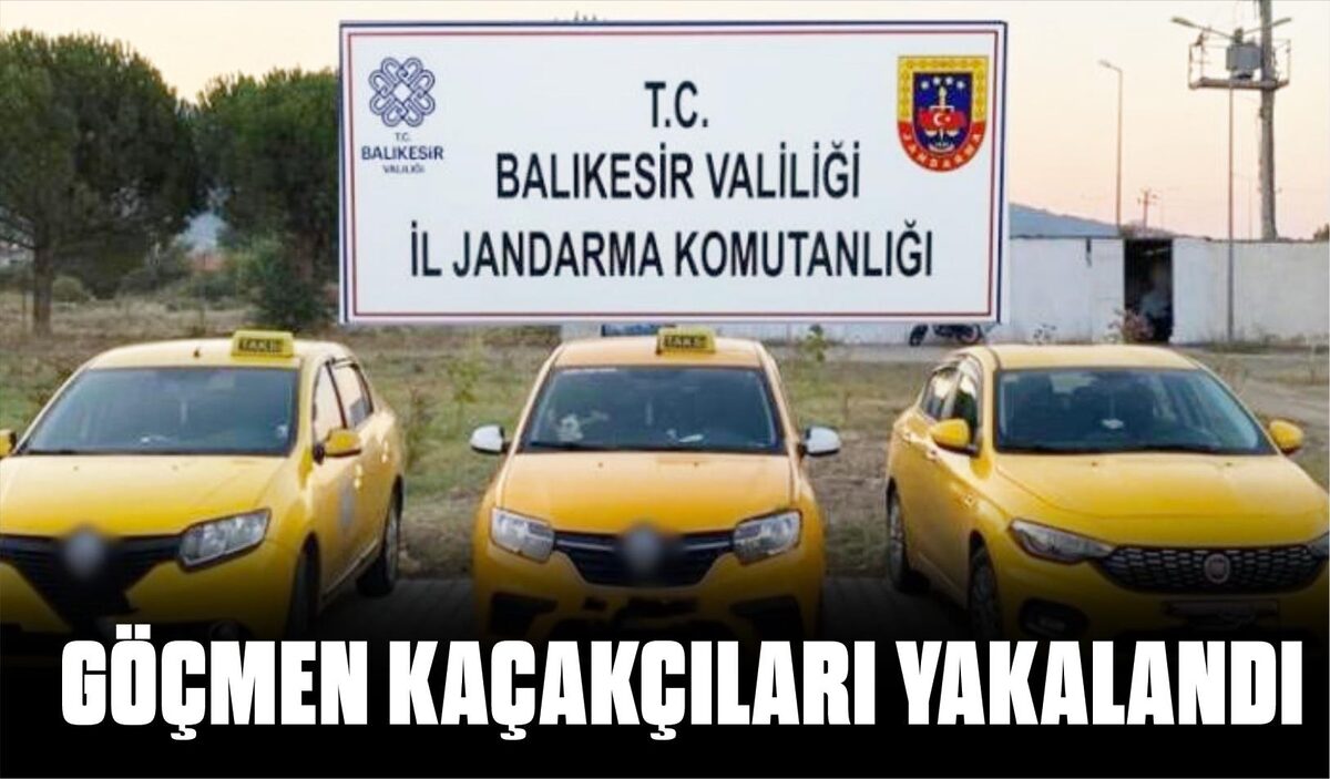 GÖÇMEN KAÇAKÇILARI YAKALANDI