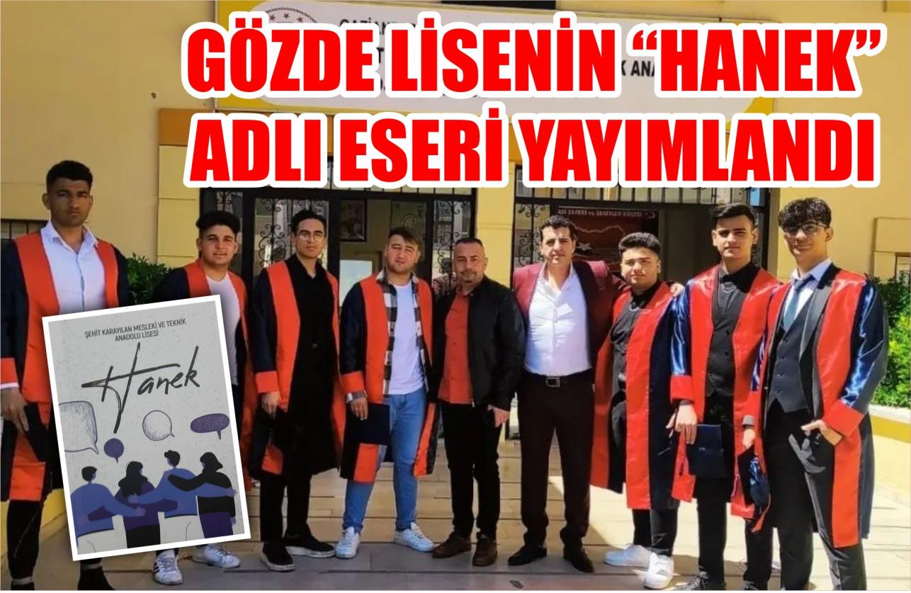 GÖZDE LİSENİN “HANEK” ADLI ESERİ YAYIMLANDI