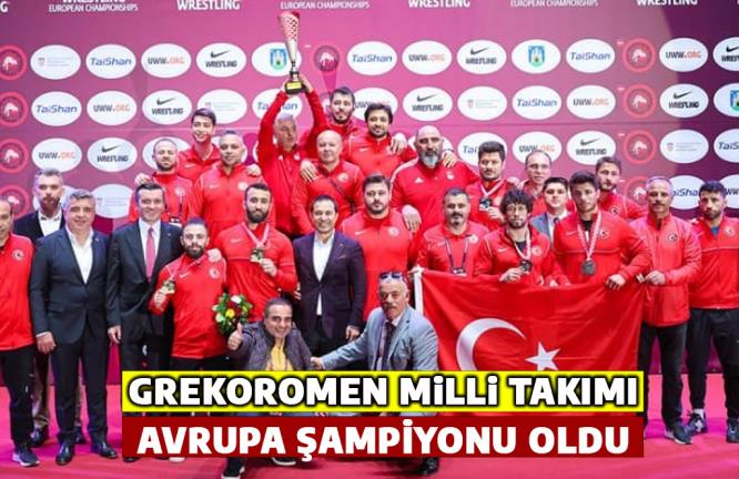 GREKOROMEN MİLLİ TAKIMI, AVRUPA ŞAMPİYONU OLDU