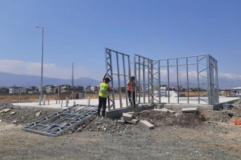 Gaziantep'te 'Osmangazi Evleri'nde çalışmalar tam gaz