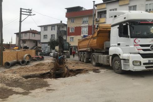 Gebze’de altyapı çalışmaları sürüyor