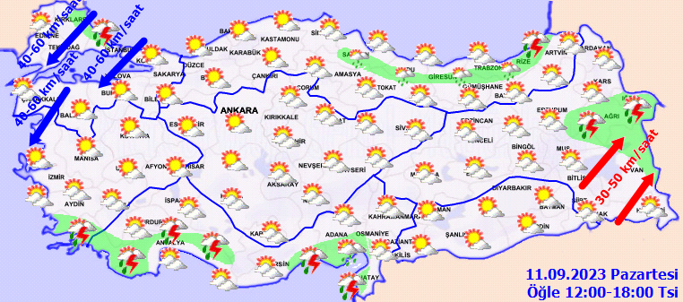 Guney sahillere saganak yagis uyarisi - Marmara Bölge: Balıkesir Son Dakika Haberleri ile Hava Durumu