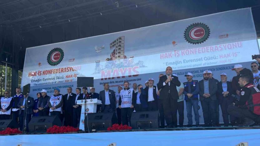 HAK-İŞ Genel Başkanı Arslan Kahramanmaraş’ta konuştu