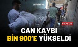 GAZZE’DE CAN KAYBI BİN 900’E YÜKSELDİ