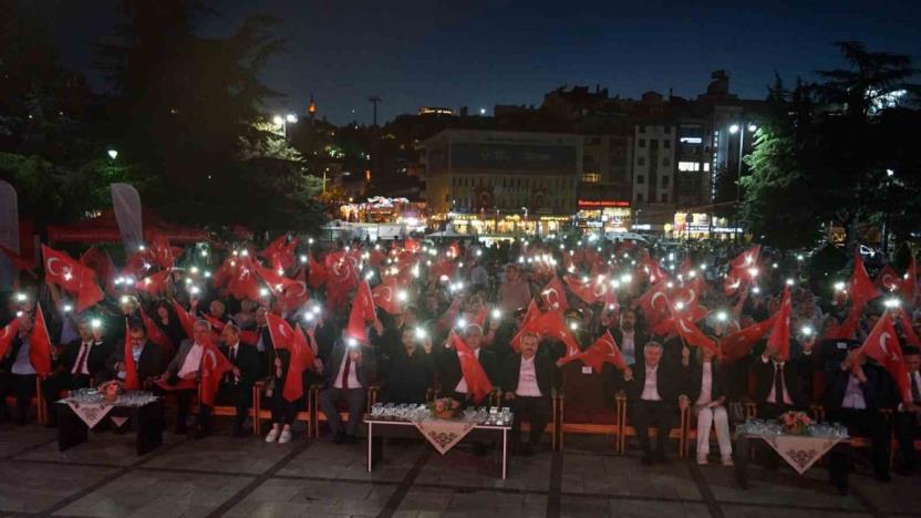 Hain darbe girişiminin 7’nci yılında yüzlerce vatandaş Kastamonu’da tek yürek oldu