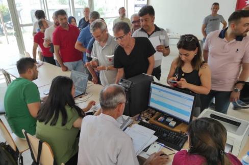 Hatay'da numarataj ekipleri hizmeti İskenderun'da sürdürüyor