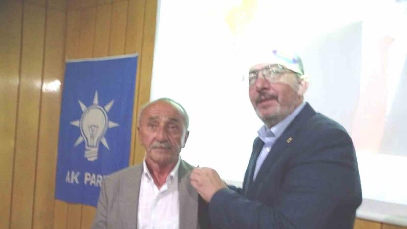 Hisarcık CHP İlçe Başkanı İsmail Kurt istifa ederek AK Parti’ye geçti