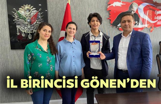 İL BİRİNCİSİ GÖNEN’DEN