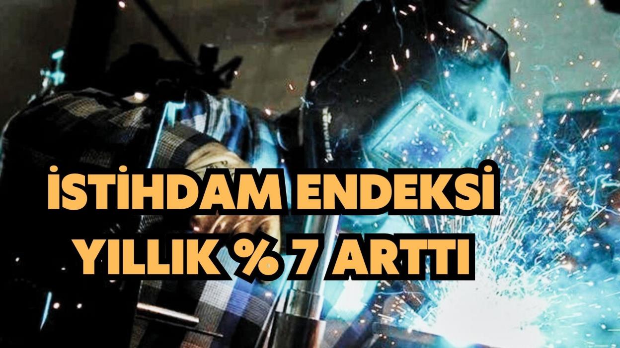 İSTİHDAM ENDEKSİ YILLIK % 7 YILLIK ARTTI