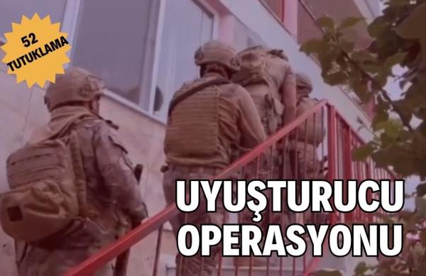 İZMİR’DE UYUŞTURUCU OPERASYONU