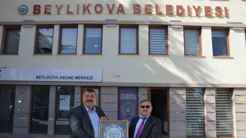 İlçe Müftüsü Ergüven’den Başkan Alp’e ziyaret