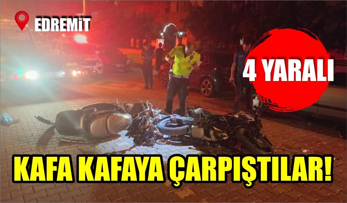 KAFA KAFAYA ÇARPIŞTILAR! 4 YARALI