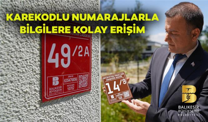 KAREKODLU NUMARAJLARLA BİLGİLERE KOLAY ERİŞİM