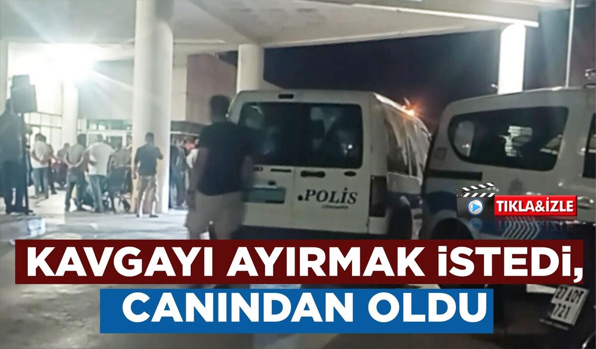 KAVGAYI AYIRMAK İSTEDİ, CANINDAN OLDU  