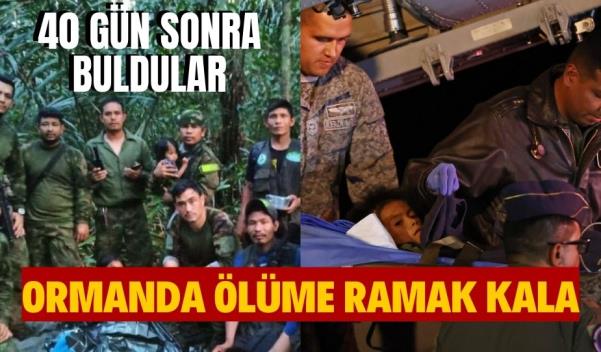 KOLOMBİYA’DA UÇAK KAZASINDAN KURTULAN ÇOCUKLAR 40 GÜN SONRA ORMANDA BULUNDU