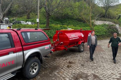 Karamürsel Tahtalı Mahallesi’ne yangın söndürme tankeri