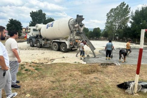 Kaymakam Altay’dan Kınık Köyü’ne sportif inceleme