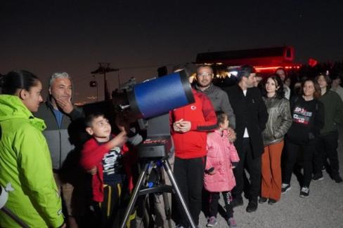 Kayseri Erciyes’te meteor şöleni