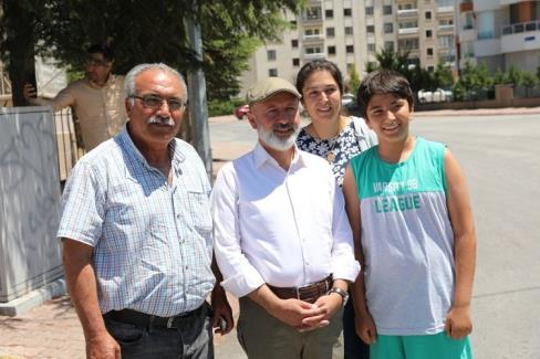 İlçe genelinde cami avlularındaki