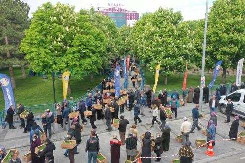 Kayseri Kocasinan’da ‘organik’ dağıtım