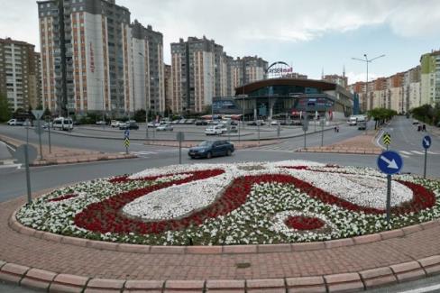 Kayseri Melikgazi ‘çiçek’ gibi oldu