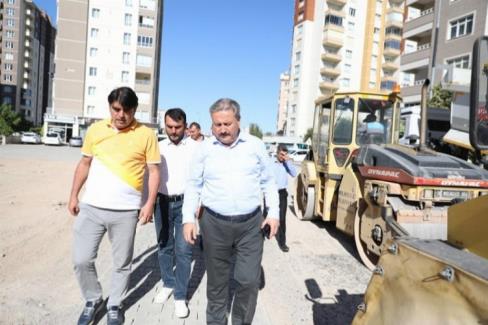 Kayseri Melikgazi’de altyapı çalışmaları tam gaz