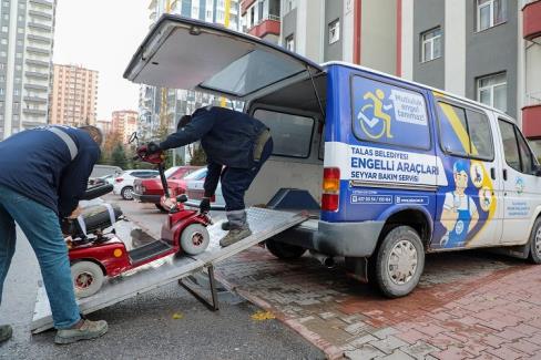 Kayseri Talas hizmette ‘engel’ tanımıyor