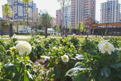 Kayseri Talas’ta rengarenk meydan