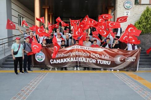 Kayseri Talas’tan 100’ncü yıl onuruna gezi