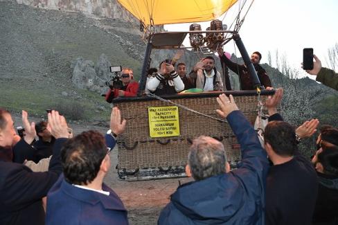 Kayseri protokolü turizm cenneti Soğanlı Vadisi’nde