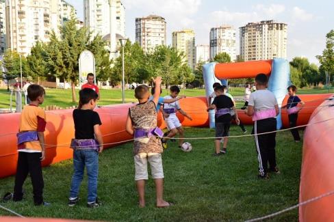 Kayseri’de ‘Bizim Mahalle’de spor var!