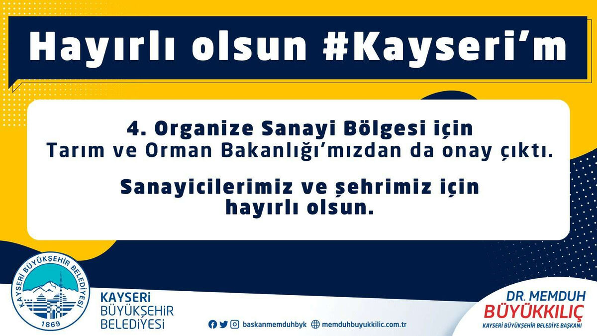 Kayseriye 4ncu OSB geliyor - Marmara Bölge: Balıkesir Son Dakika Haberleri ile Hava Durumu