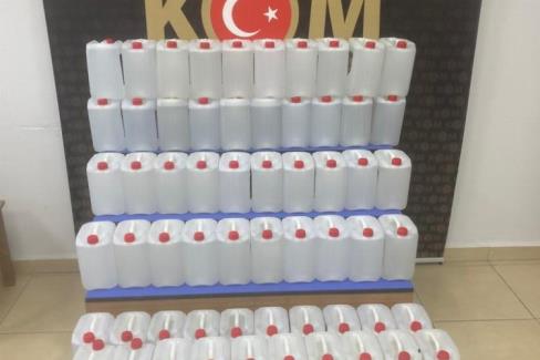 Keşan'da 387 litre sahte rakı ele geçirildi