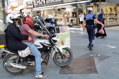 Kocaeli’de zabıta ve emniyetten motosiklet denetimi