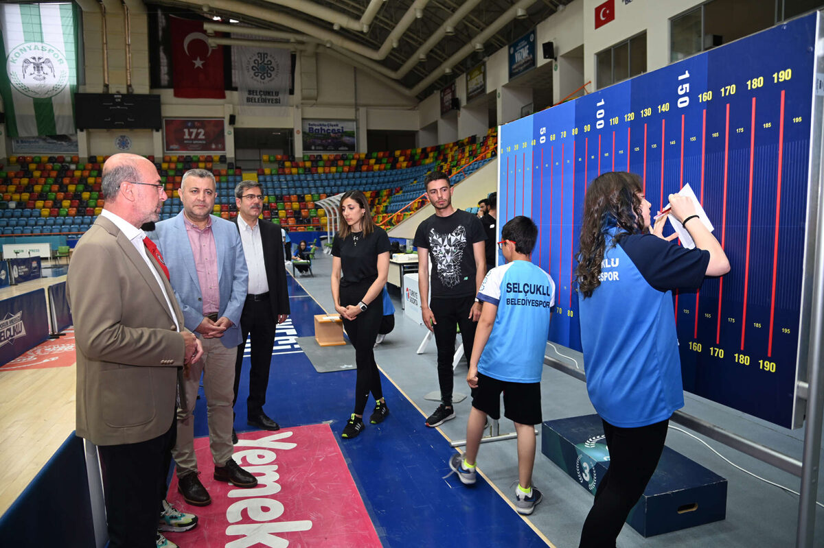 Konya Selcukluda sporcular seciliyor Demo Olcum Testleri basladi - Marmara Bölge: Balıkesir Son Dakika Haberleri ile Hava Durumu