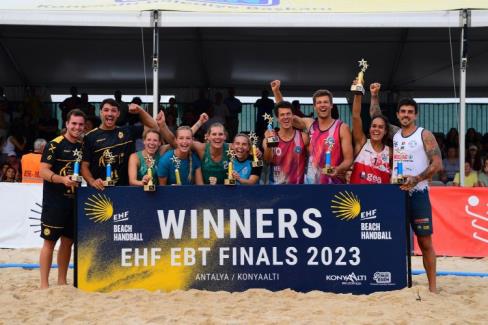 Konyaaltı'nda EHF ebt finalleri sona erdi